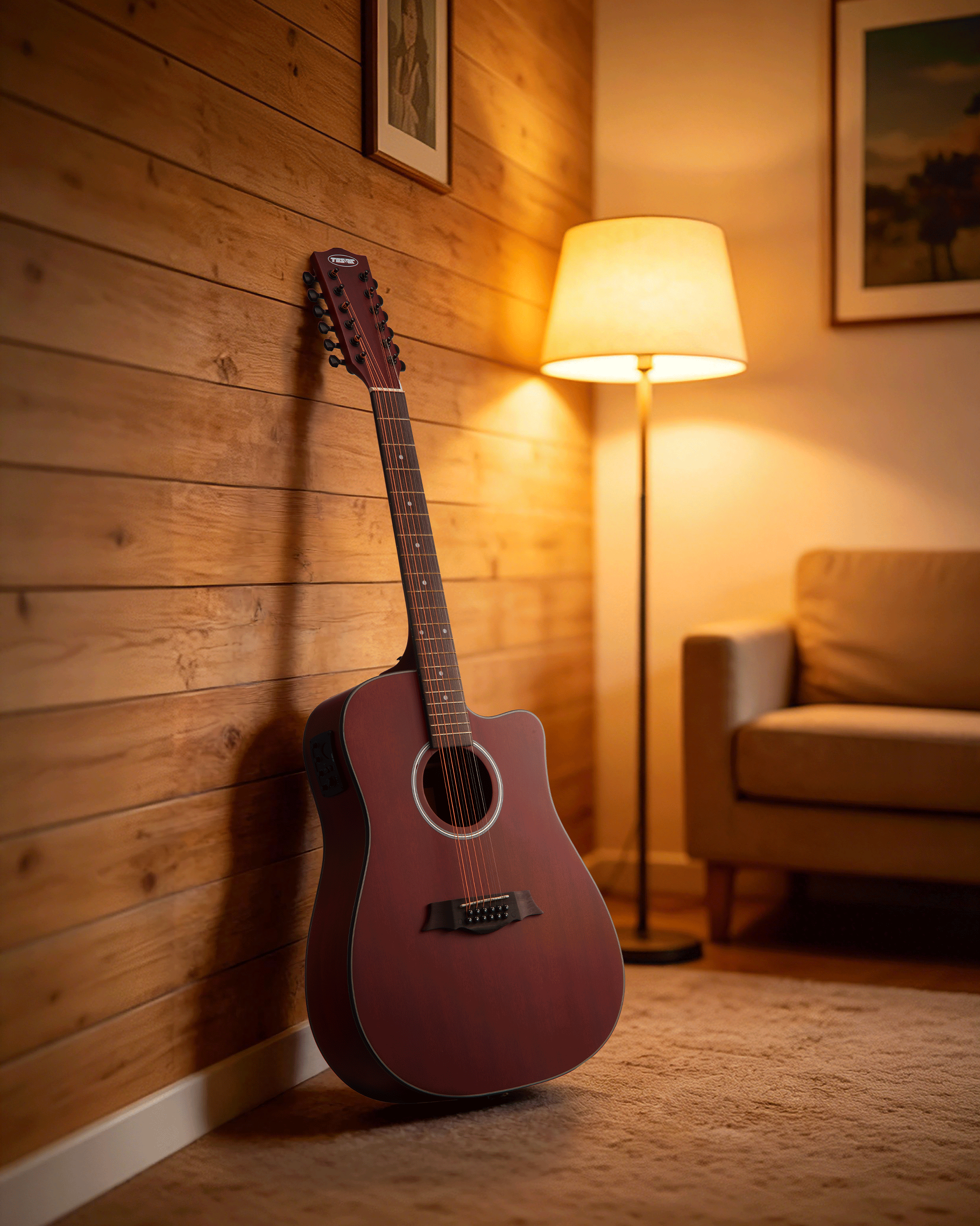 TOSTAR 42" 12-String Acoustic-Electric Guitar Kit