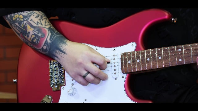 Tostar TST-110 Red Electric Guitar | Tone Demo 🎸