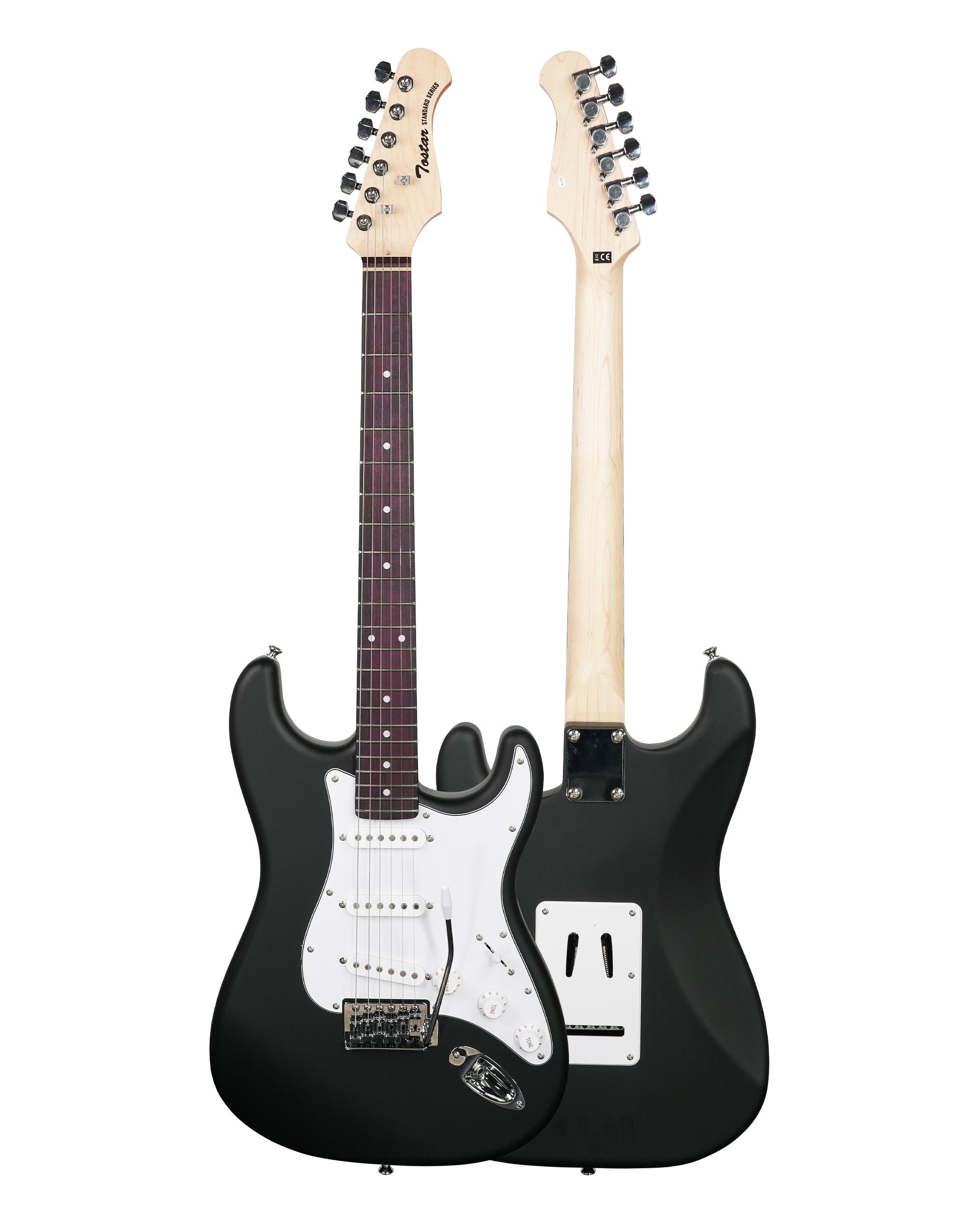 Tostar TST-110 39-inch Electric Guitar, S-S-S Pick Up