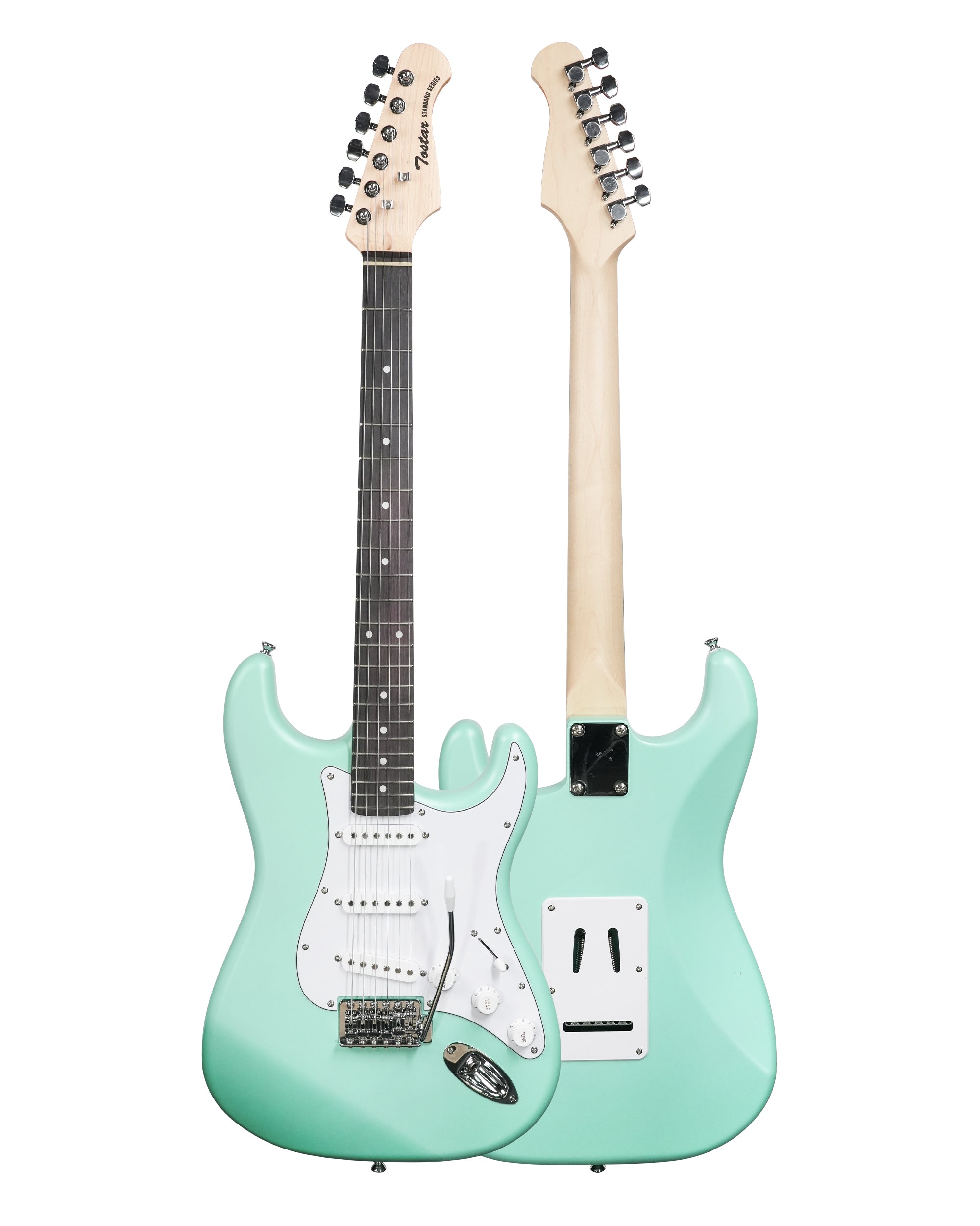 Tostar TST-110 39-inch Electric Guitar, S-S-S Pick Up