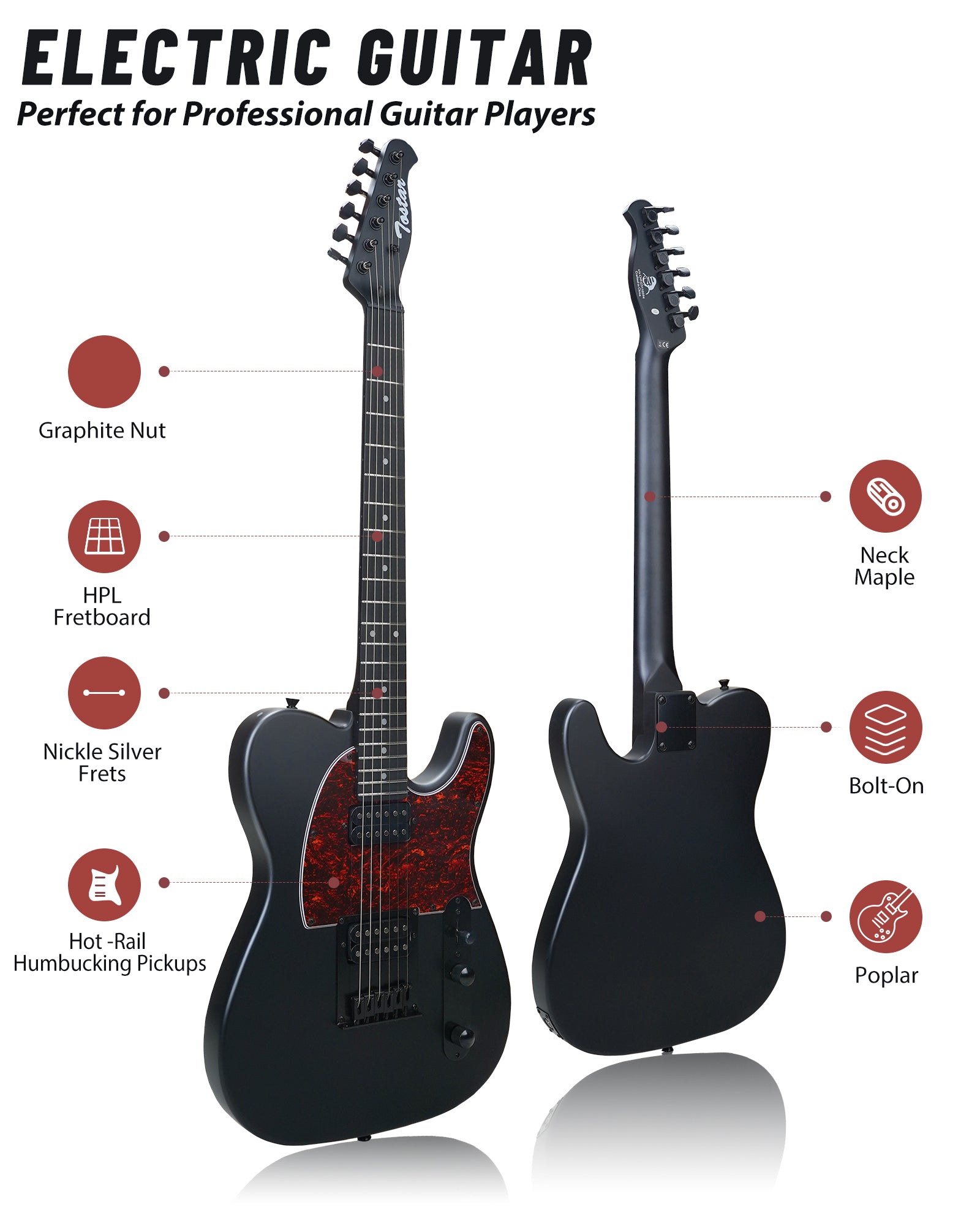 Tostar TTE-150 TE Electric Guitar Set