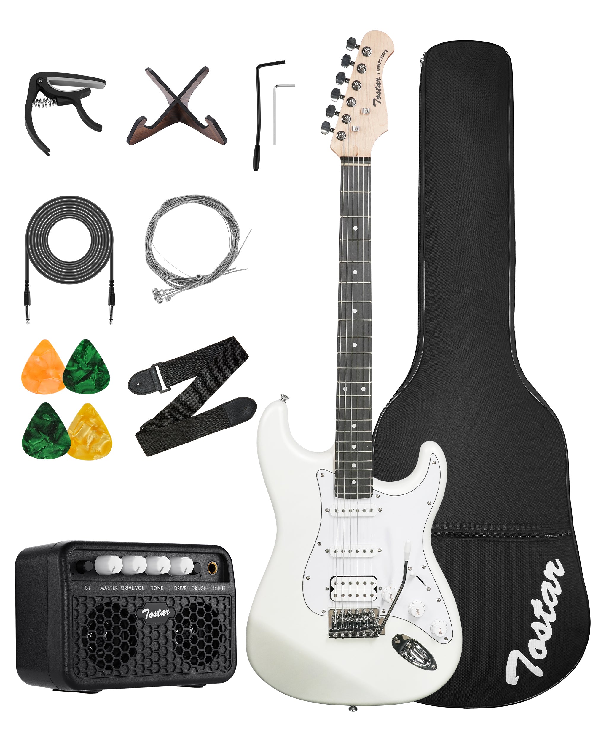 Tostar TST-112 Electric Guitar, H-S-S Pick Up