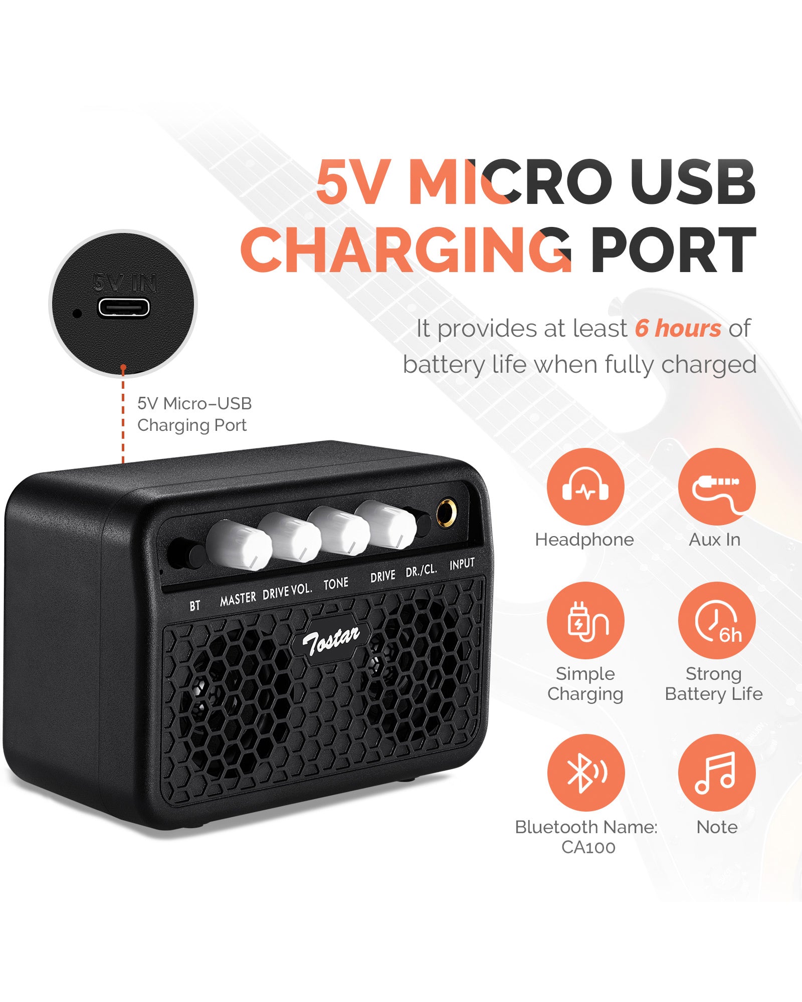 Tostar TST-140 ST Electric Guitar Set