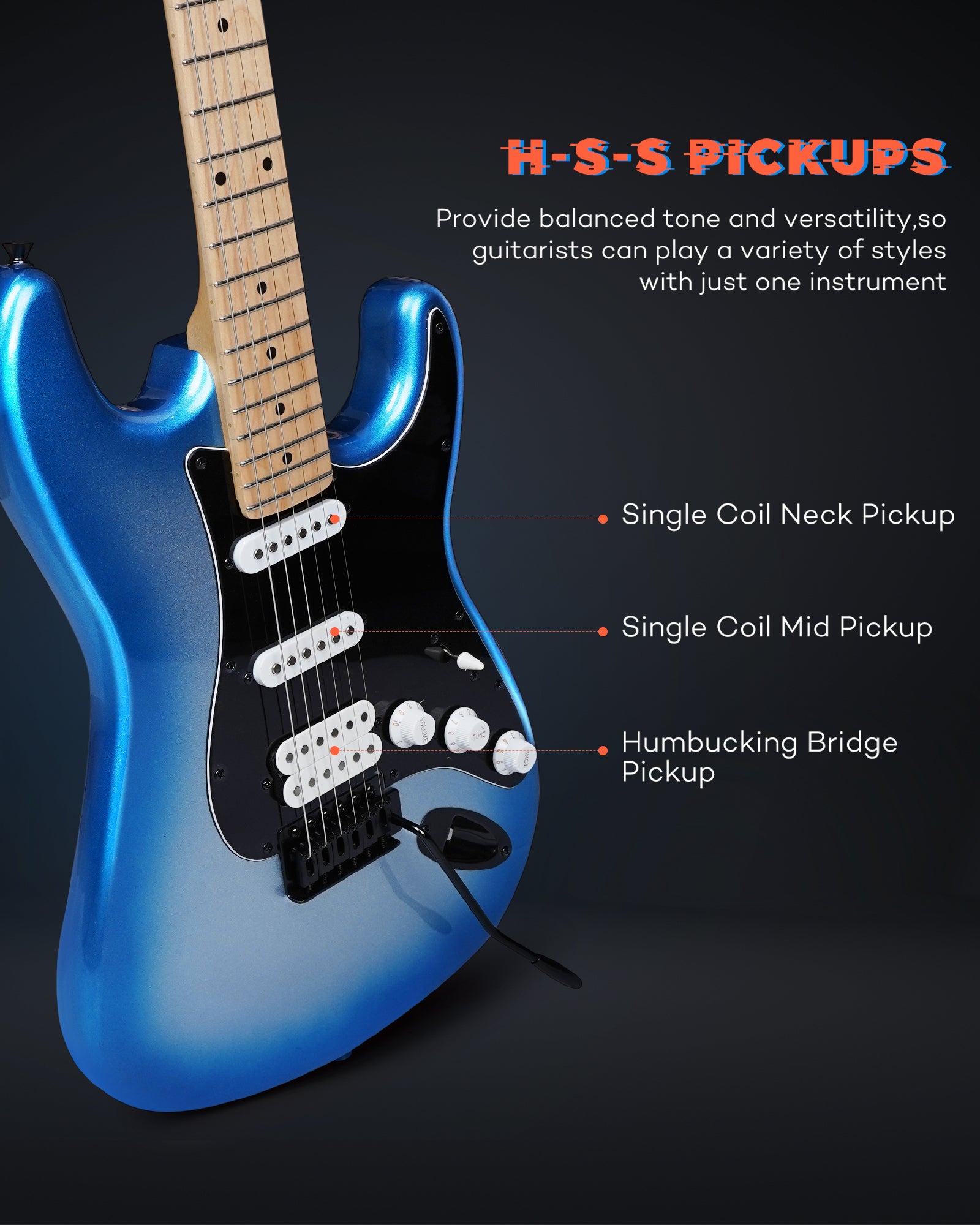 Tostar TST-320 ST Electric Guitar Set