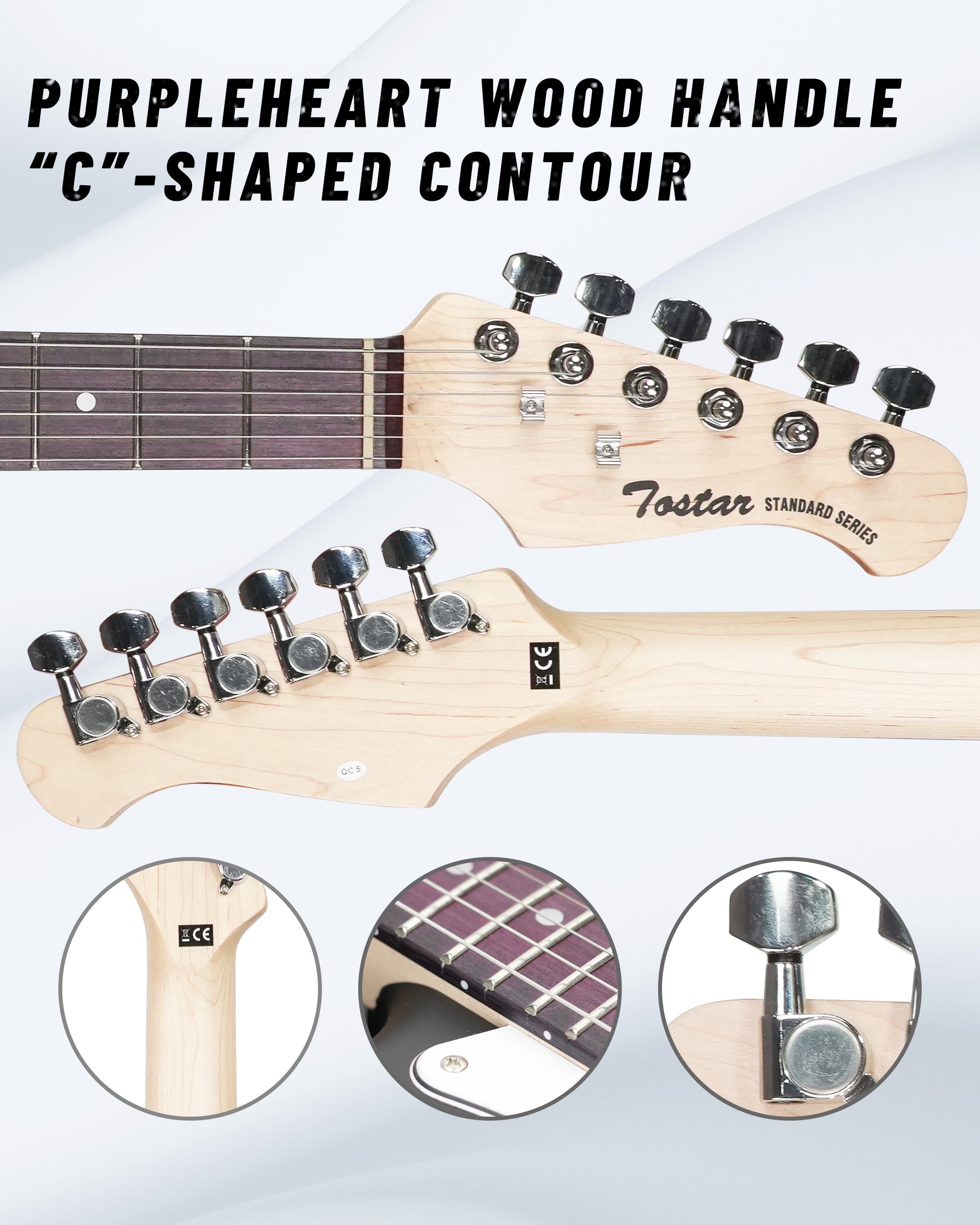 Tostar TST-112 Electric Guitar, H-S-S Pick Up