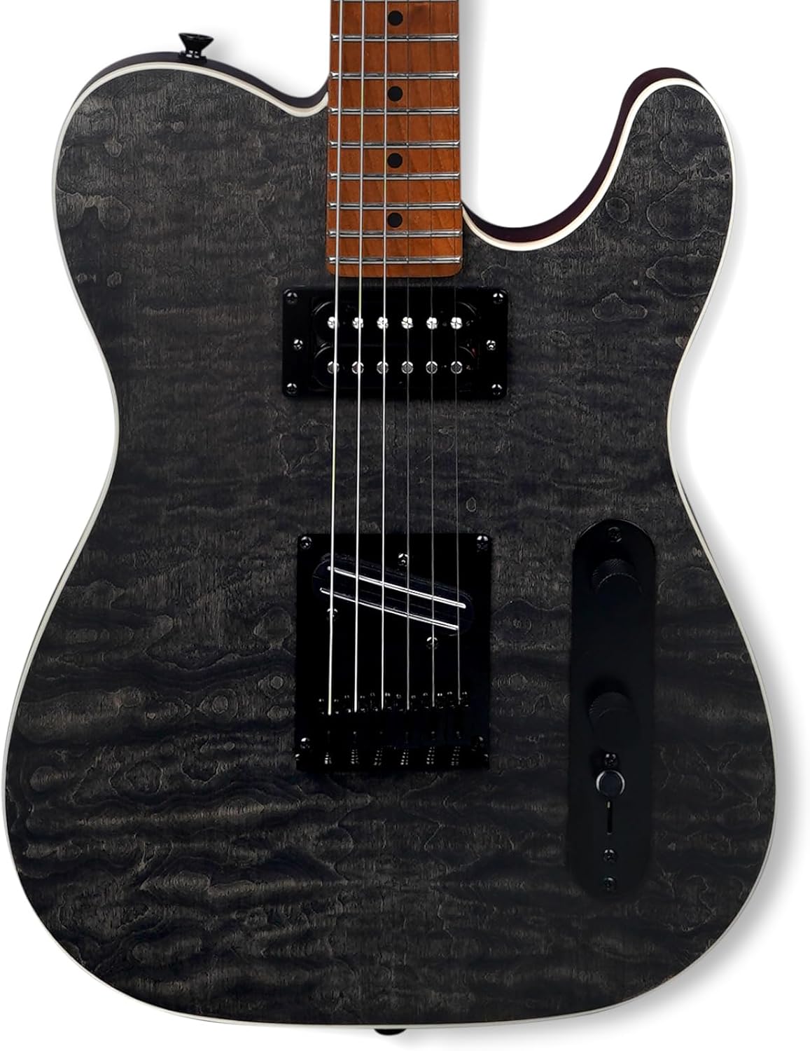 Tostar TTE-300 39-inch Electric Guitar H-H Pickups, Roasted Canadian Maple, Satin Finish