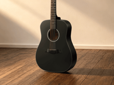 TOSTAR 42-Inch 12-String Acoustic-Electric Guitar Kit – Dreadnought Body, Spruce Top, Built-in 4-Band EQ