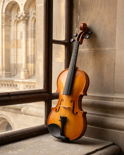TOSTAR TVA-20 4/4 Full Size Violin for Beginners – Kit with Case, Bow & Gig Bag