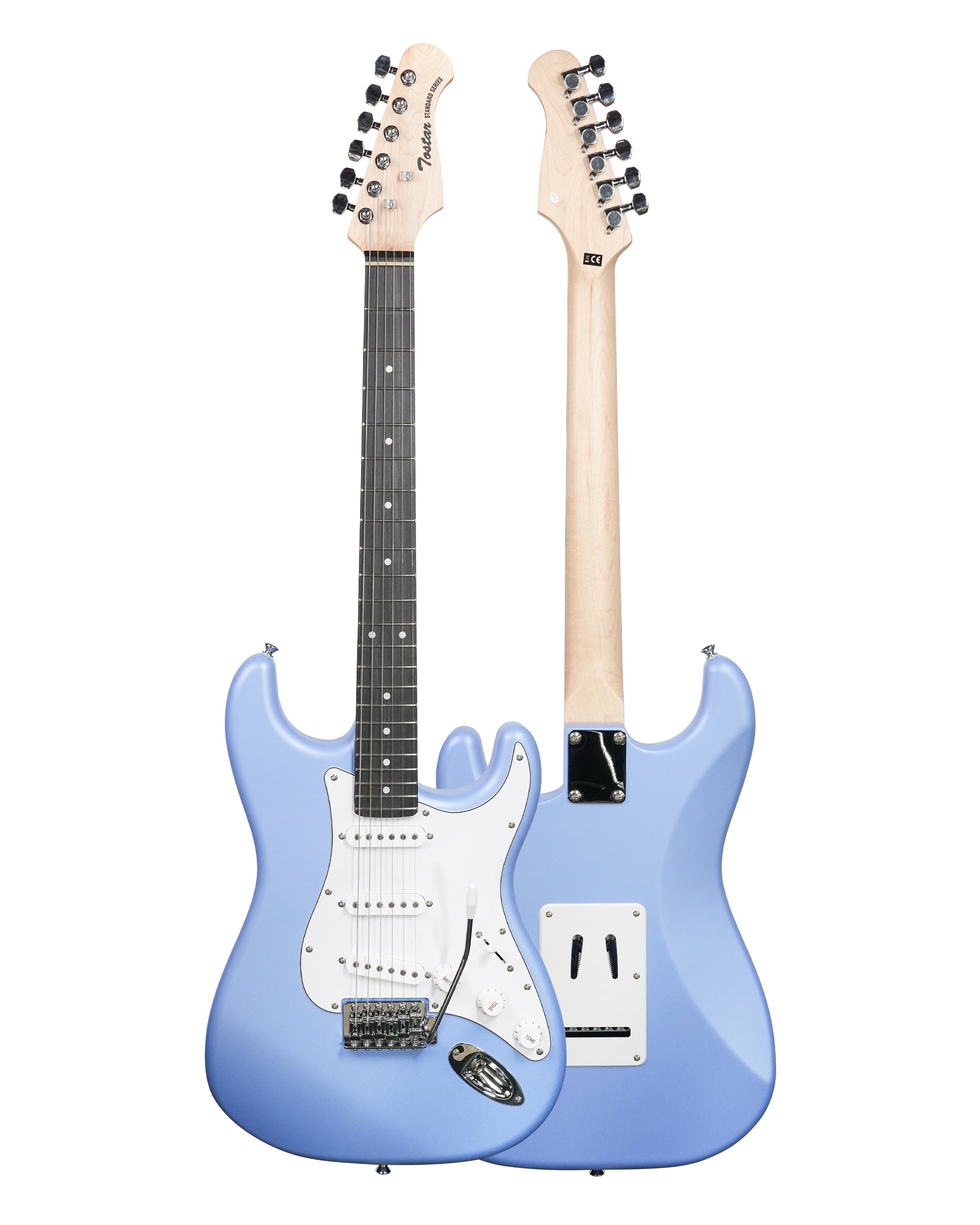 Tostar TST-110 39-inch Electric Guitar, S-S-S Pick Up