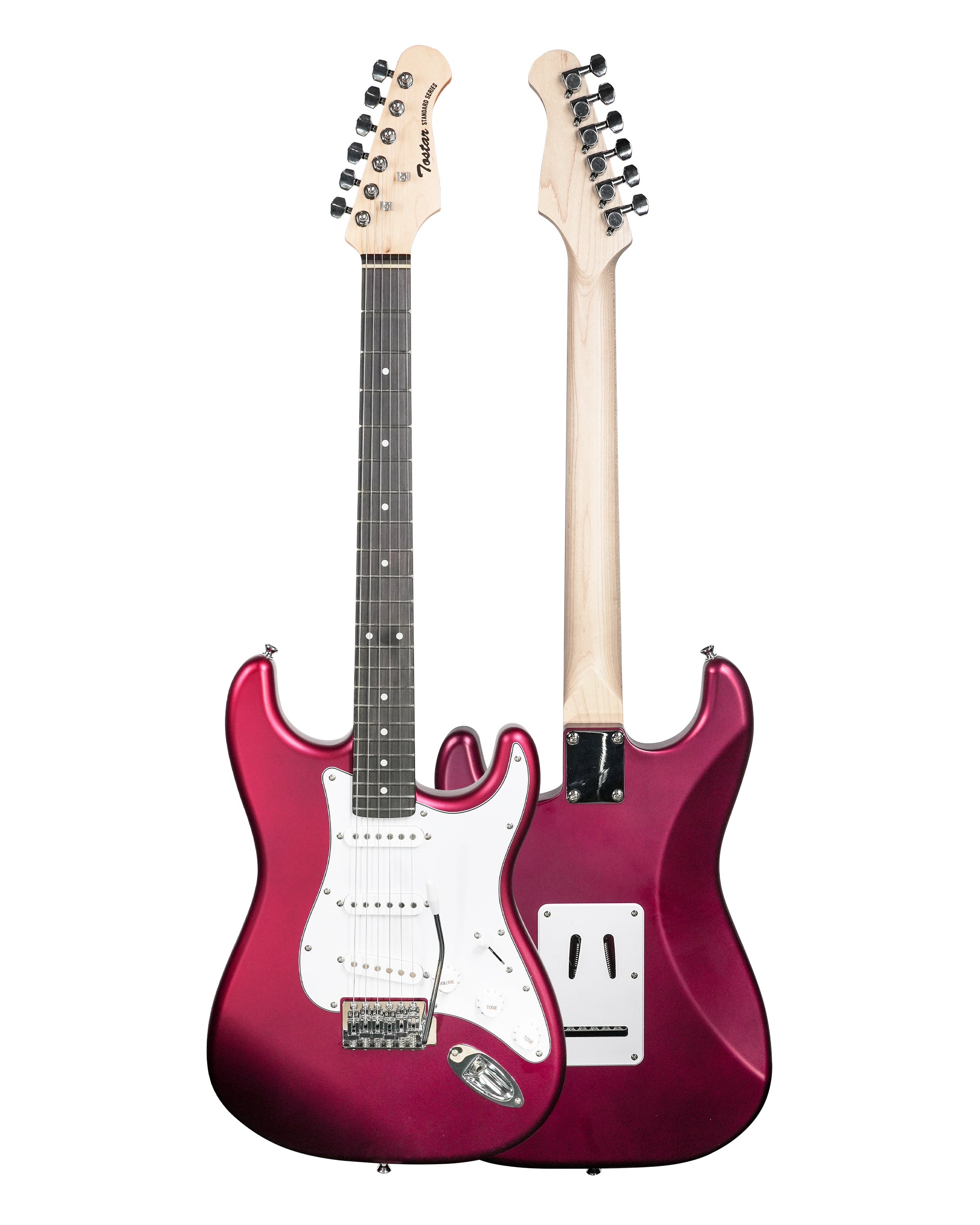 Tostar TST-110 39-inch Electric Guitar, S-S-S Pick Up