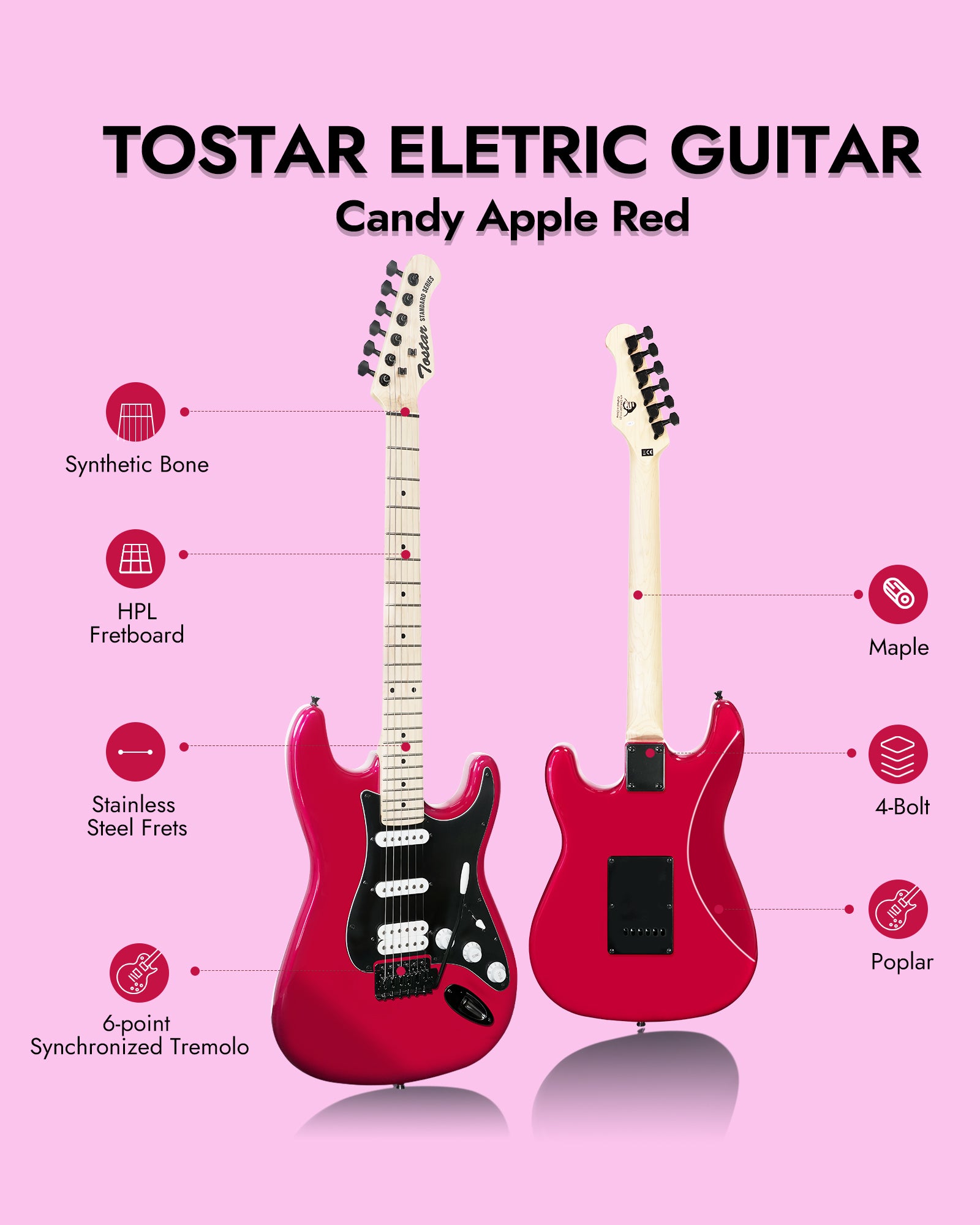 Tostar TST-320 ST Electric Guitar Set