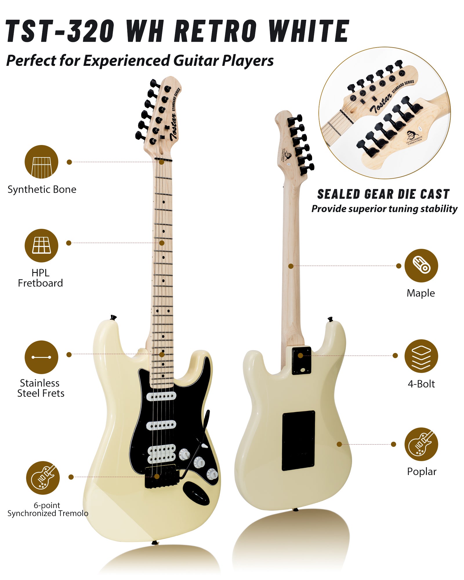 Tostar TST-320 ST Electric Guitar Set