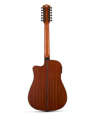 TOSTAR 42-Inch 12-String Acoustic-Electric Guitar Kit – Dreadnought Body, Spruce Top, Built-in 4-Band EQ