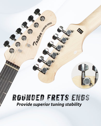 Tostar TST-110 39-inch Electric Guitar, S-S-S Pick Up