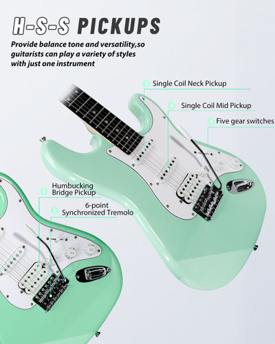 Tostar TST-220 ST Electric Guitar Set