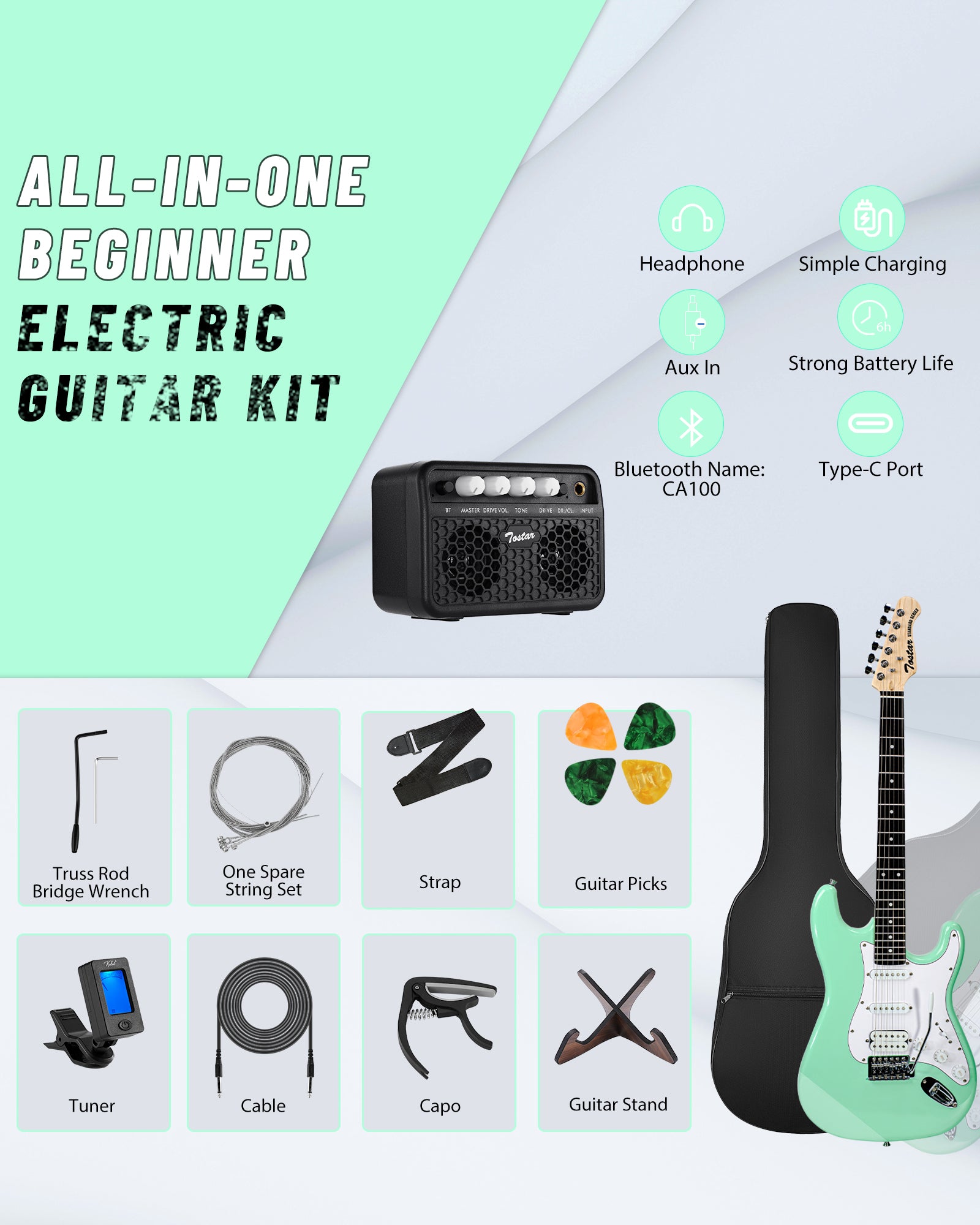 Tostar TST-220 ST Electric Guitar