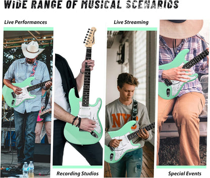 Tostar TST-220 39-inch Solid Right Hand Electric Guitar for Beginners