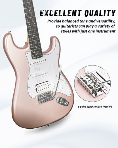 Tostar TST-112 Electric Guitar, H-S-S Pick Up
