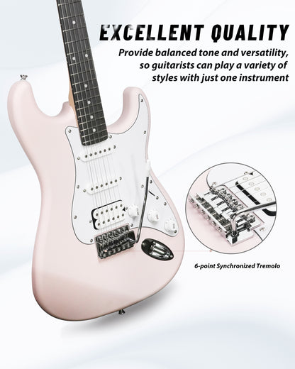 Tostar TST-112 Electric Guitar, H-S-S Pick Up
