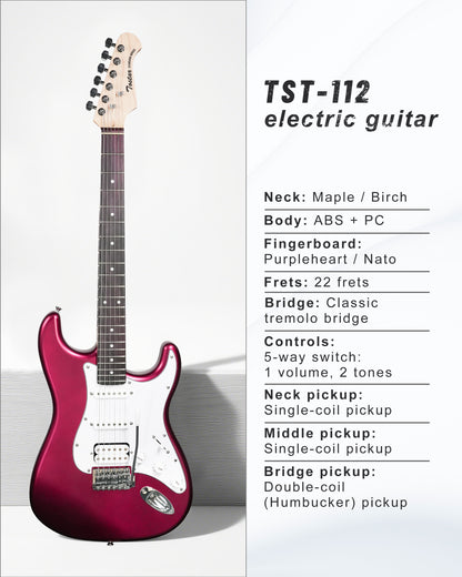 Tostar TST-112 Electric Guitar, H-S-S Pick Up