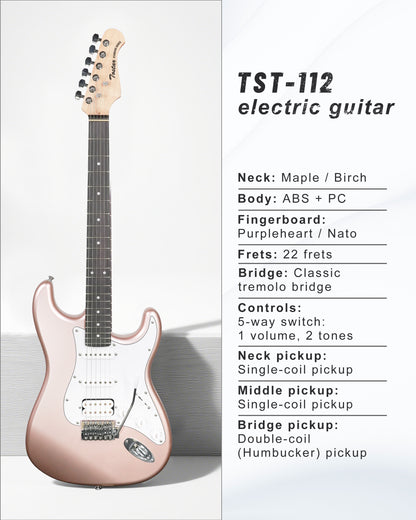 Tostar TST-112 Electric Guitar, H-S-S Pick Up